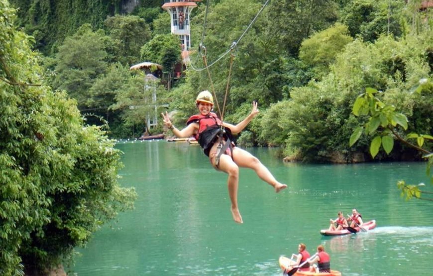 COMBO TOUR WITH RAFTING ZIPLINE
