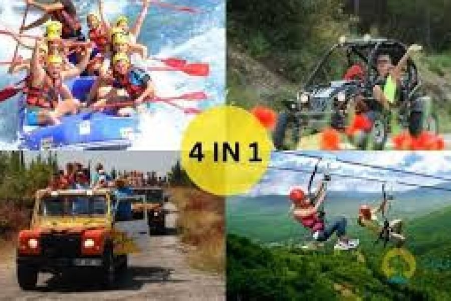 COMBO TOUR WITH RAFTING ZIPLINE